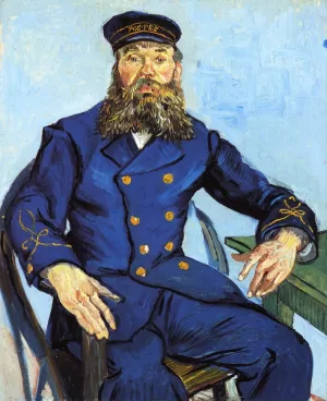 Portrait of Joseph Roulin by Vincent van Gogh - Oil Painting Reproduction
