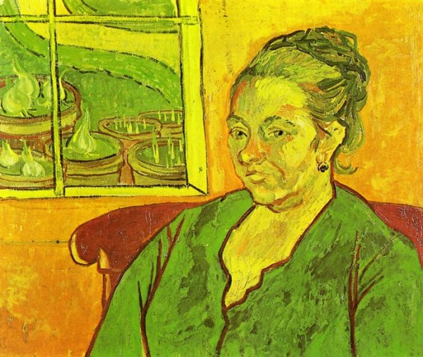 Portrait of Madame Augustine Roulin by Vincent van Gogh - Hand-Painted Oil Painting Reproduction