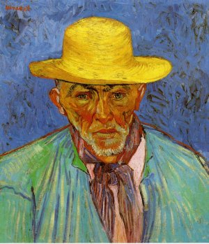 Portrait of Patience Escalier, Shepherd in Provence Oil painting by Vincent van Gogh