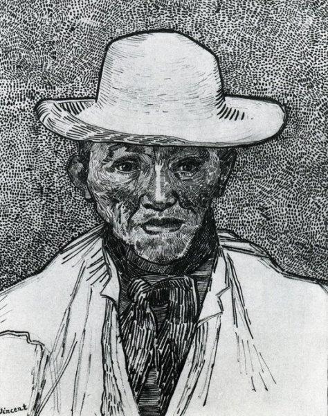 Portrait of Patience Escalier by Vincent van Gogh - Hand-Painted Oil Painting Reproduction