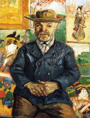 Portrait of Pere Tanguy II by Vincent van Gogh Oil Painting