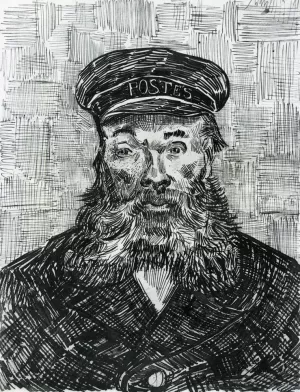 Portrait of the Postman Joseph Roulin II by Vincent van Gogh Oil Painting
