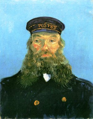 Portrait of the Postman Joseph Roulin Oil painting by Vincent van Gogh