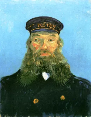 Portrait of the Postman Joseph Roulin by Vincent van Gogh Oil Painting