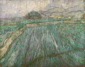Rain by Vincent van Gogh Oil Painting