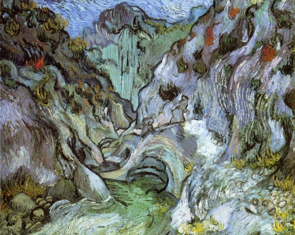 Ravine by Vincent van Gogh - Hand-Painted Oil Painting Reproduction