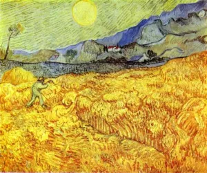 Reaper painting by Vincent van Gogh