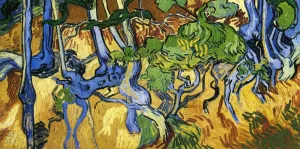 Roots and Tree Trunks by Vincent van Gogh Oil Painting