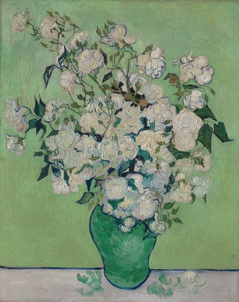 Roses  by Vincent van Gogh - Hand-Painted Oil Painting Reproduction