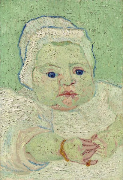 Roulin's Baby  by Vincent van Gogh - Hand-Painted Oil Painting Reproduction