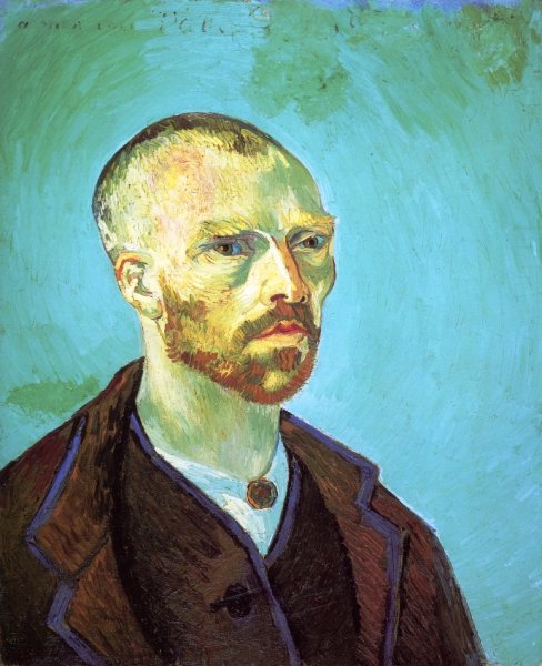 Main Product Photo of Self Portrait 9 Painting by Vincent van Gogh