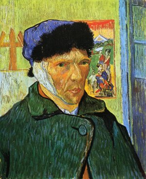 Self Portrait with Bandaged Ear by Vincent van Gogh Oil Painting