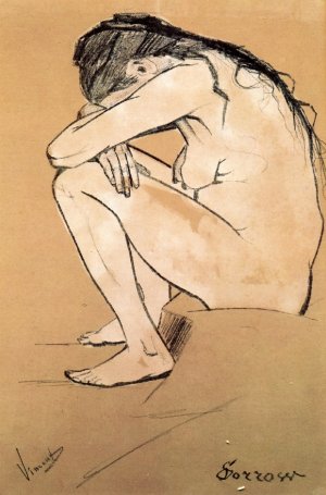 Sorrow by Vincent van Gogh Oil Painting