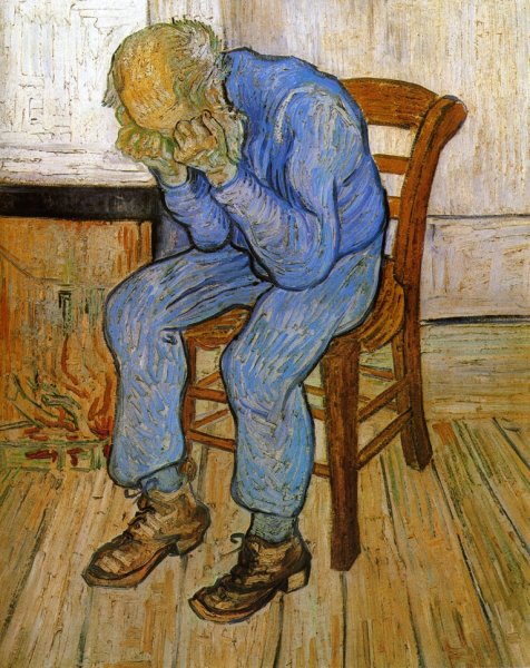 Sorrowful Old Man by Vincent van Gogh - Hand-Painted Oil Painting Reproduction