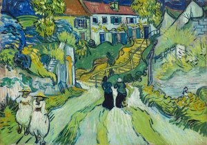 Stairway at Auvers by Vincent van Gogh Oil Painting