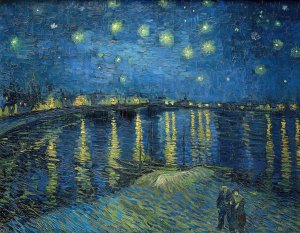 Starry Night Over the Rhone by Vincent van Gogh Oil Painting