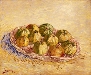 Still Life, Basket of Apples by Vincent van Gogh Oil Painting