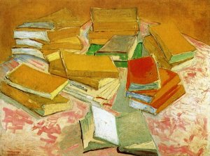 Still Life: French Novels by Vincent van Gogh Oil Painting