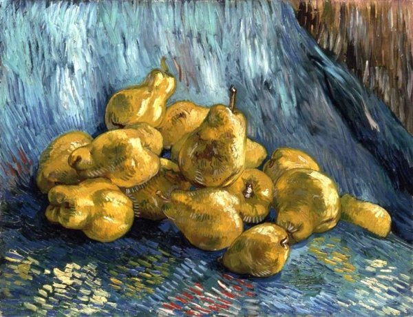 Main Product Photo of Still Life - Quinces Painting by Vincent van Gogh