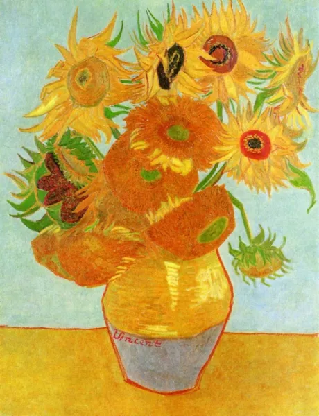 Still Life: Vase with Twelve Sunflowers by Vincent van Gogh Oil ...