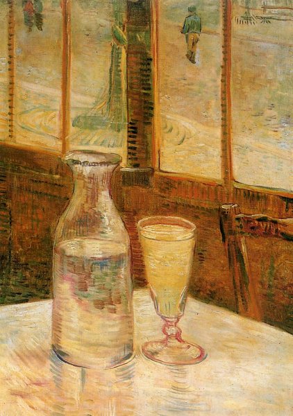 Main Product Photo of Still Life with Absinthe Painting by Vincent van Gogh