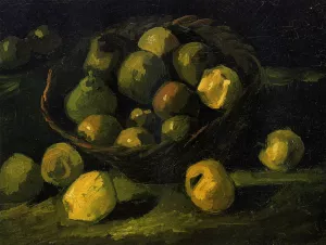 Still Life with Basket of Apples by Vincent van Gogh - Oil Painting Reproduction