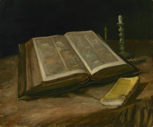 Still Life with Bible by Vincent van Gogh Oil Painting