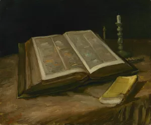 Still Life with Bible by Vincent van Gogh Oil Painting