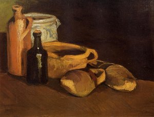 Still Life with Clogs and Pots by Vincent van Gogh Oil Painting