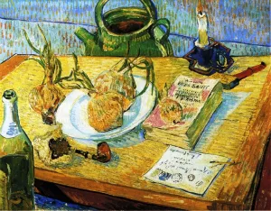 Still Life with Onions by Vincent van Gogh Oil Painting