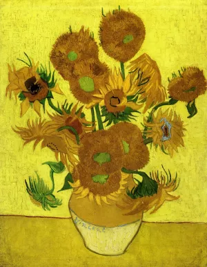 Still Life with Sunflowers Oil Painting by Vincent van Gogh - Bestsellers