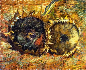Still Life with Two Sunflowers II