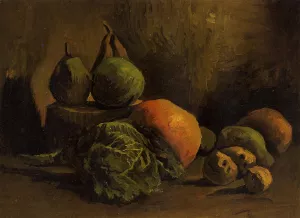 Still Life with Vegetables and Fruit by Vincent van Gogh Oil Painting