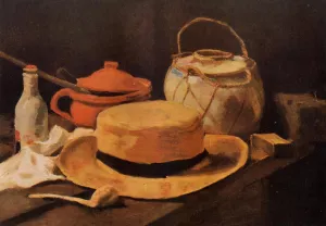 Still Life with Yellow Hat painting by Vincent van Gogh