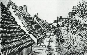Street in Sainte-Maries by Vincent van Gogh Oil Painting