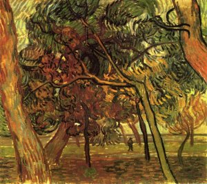 Study of Pine Trees by Vincent van Gogh Oil Painting
