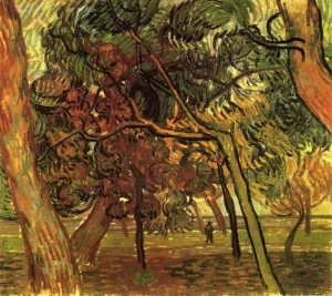 Study of Pine Trees by Vincent van Gogh Oil Painting