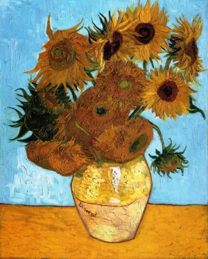 Sunflowers painting by Vincent van Gogh