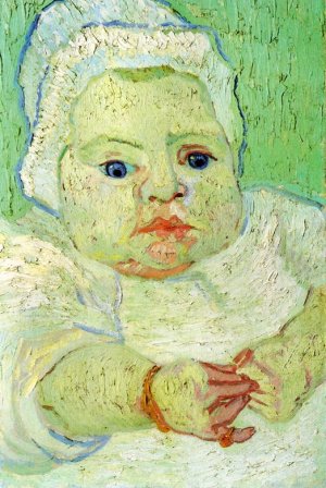 The Baby Marcelle Roulin Oil painting by Vincent van Gogh