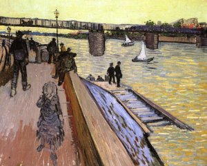 The Bridge at Trinquetaille Oil painting by Vincent van Gogh