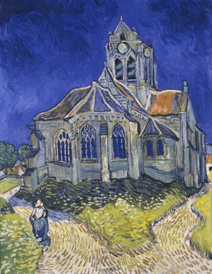 The Church in Auvers-sur-Oise, View from the Chevet by Vincent van Gogh Oil Painting
