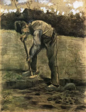 The Digger by Vincent van Gogh - Oil Painting Reproduction