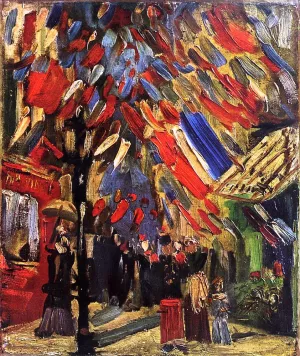 The Fourteenth of July Celebration in Paris by Vincent van Gogh - Oil Painting Reproduction