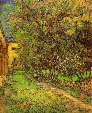 The Garden of Saint-Paul Hospital by Vincent van Gogh Oil Painting
