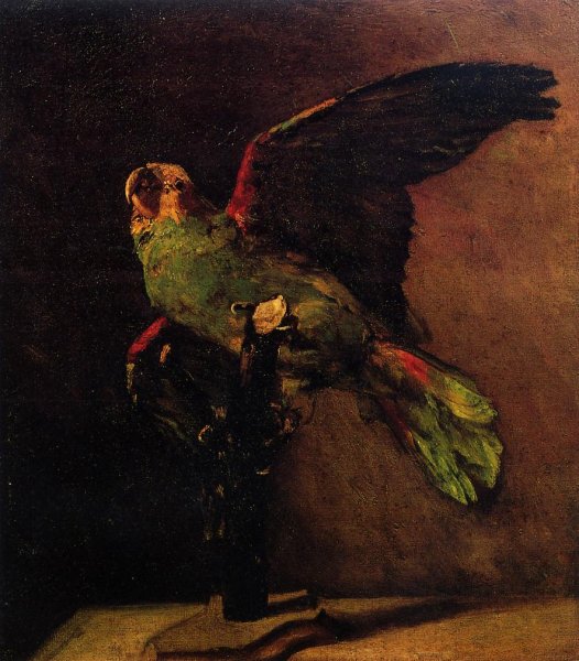 Main Product Photo of The Green Parrot Painting by Vincent van Gogh