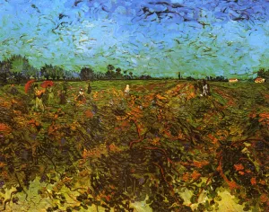 The Green Vineyard Oil painting by Vincent van Gogh