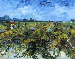 The Green Vineyard by Vincent van Gogh - Oil Painting Reproduction