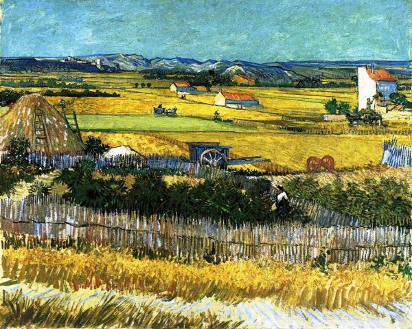 Main Product Photo of The Harvest Painting by Vincent van Gogh