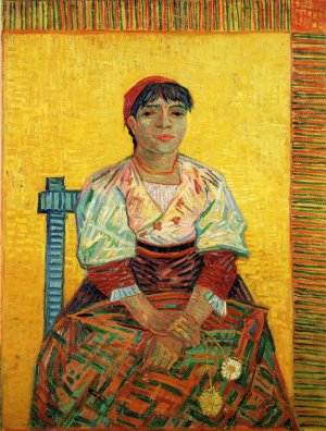 The Italian Woman by Vincent van Gogh Oil Painting