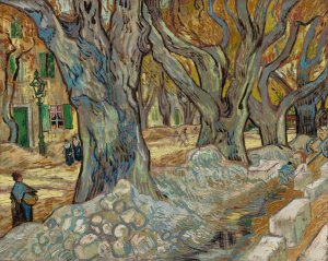 The Large Plane Trees by Vincent van Gogh Oil Painting
